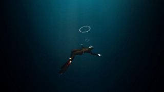 Floating bubble circle underwater digital - eric zener free wallpaper