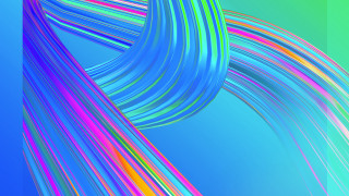Colorful abstract curved background blue 3 - smooth gradient free wallpaper for desktop