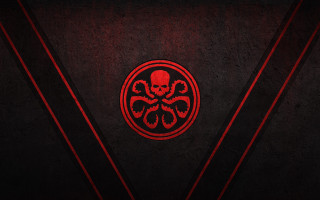 Red black wall skull circle - altichiero free wallpaper