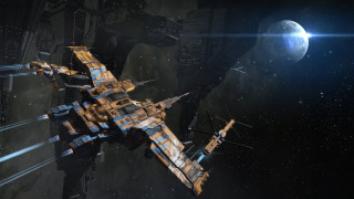 Space station moon satellite aurora - elysium free wallpaper