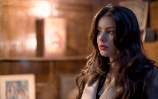 Woman long hair black jacket 15 - movie still frame free wallpaper