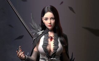 Woman sword bird costume epic - chen hong free wallpaper