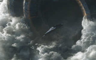 Space ship clouds smoke steam - a space ship free wallpaper