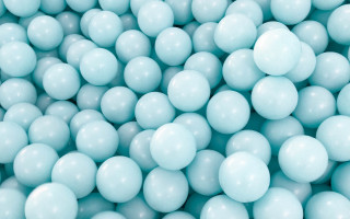 Blue balls pile microscopic plasticien - blue ball free wallpaper