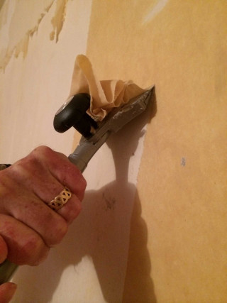 Person holding scissors paper tape - free rain wallpaper for mobile