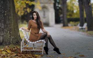 Elina karimova park portrait autumn - portrait photography free wallpaper