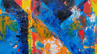 Abstract fire maple ocean embers - alma thomas free wallpaper