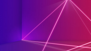 Purple pink holography lines light 2 - volumetric free wallpaper