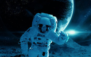 Moon astronaut space shuttle planet - alan bean free wallpaper for desktop