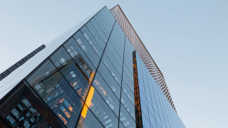 Tall building yellow light cityscape - david chipperfield free wallpaper