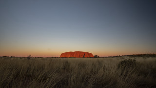 Large rock field sunset australian - tall grass free wallpaper