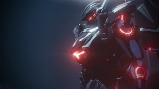 Futuristic robot red eyes glowing - a futuristic robot free wallpaper