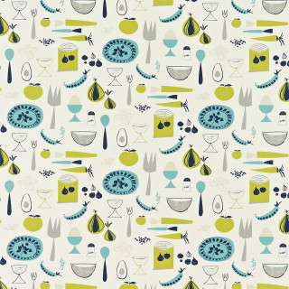 Food drinks pattern white background - a still life free wallpaper for tablet
