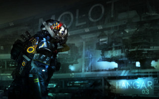 Futuristic man neon city cyberpunk 2 - a neon free wallpaper