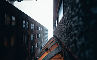 Brutalism building lowangle sky matte - brutalism free wallpaper