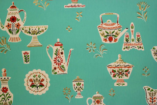 Wall designs teapot cup artwork - a teapot free wallpaper