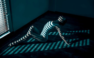 Woman blinds shadow opart marble - blind free wallpaper for desktop