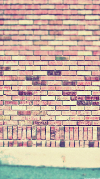 Red brick wall stop sign - the other side free wallpaper for mobile
