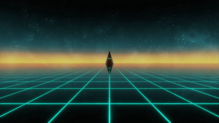 Space station rocket star retrofuturism - retrofuturism free wallpaper