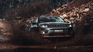 Jeep muddy road mud puddles - muddy free wallpaper