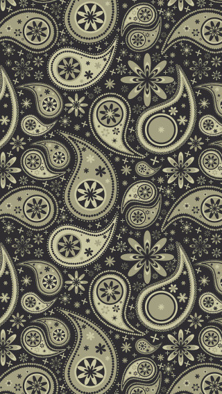 Black white paisley pattern background - paisley pattern free wallpaper