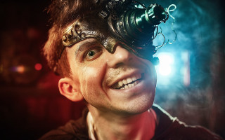 Man cyborg fullmoon smoke eyes - cyborg free wallpaper