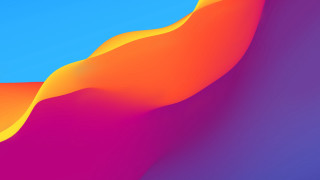Colorful background blue sky red - smooth gradient free wallpaper for desktop