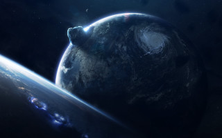 Bear planet star night light - a planet free wallpaper for desktop