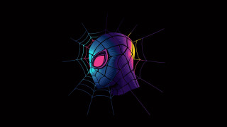 Spider man glowing eye web - alton tobey free wallpaper