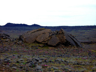 Large rock grass field mountain - top of a grass free wallpaper