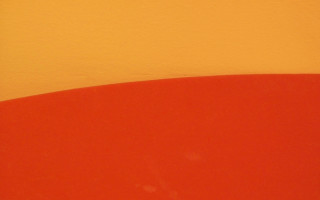 Red surfboard white wall yellow - ellsworth kelly free wallpaper