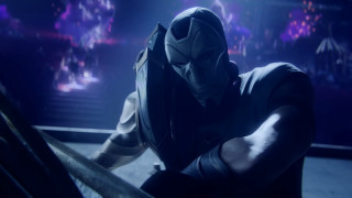 Masked man purple light cobra - a man in a mask free wallpaper