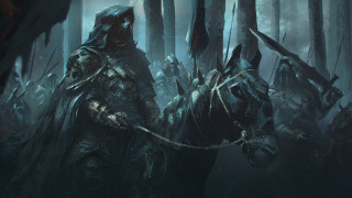 Man horse forest men armor - a horse in a forest free wallpaper