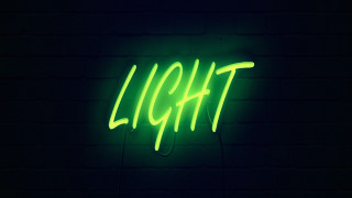 Neon sign light brick wall - free light wallpaper