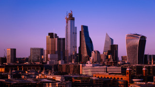 City skyline dusk architecture bridge - christopher wren free wallpaper