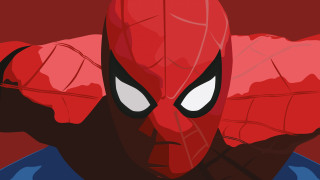 Spiderman red suit white eyes - a spider man free wallpaper