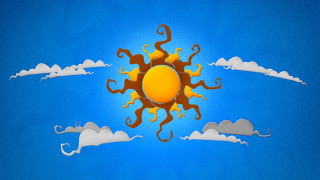 Sun clouds plane lyco art - a plane free wallpaper for desktop