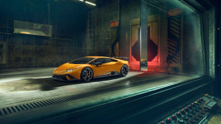 Yellow sports car garage soundboard - a garage next free wallpaper