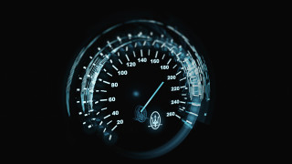 Speedometer blue light dark black - a speedometer free wallpaper