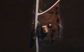 Aerial farm road house color - bela čikoš sesija free wallpaper