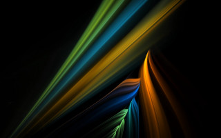 Colorful abstract lines dark background - the dark background free wallpaper