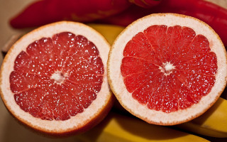 Grapefruit banana pepper plate food - a plate free wallpaper