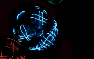 Neon glove cyberpunk biolu minescence - cyberpunk art free wallpaper