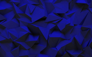 Large blue triangles black white - c4d free wallpaper for desktop