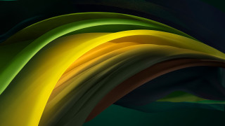 Colorful abstract wave green yellow - a colorful abstract painting free wallpaper