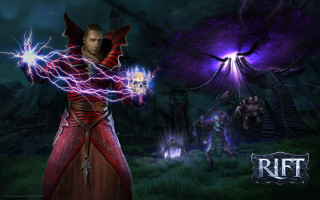 Man red outfit glowing ball - ball free wallpaper