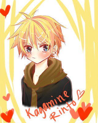 Blonde hair hoodie person drawing - free autumn wallpaper for mobile