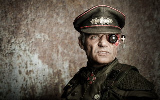 Military uniform man binoculars constructivism - enki bilal free wallpaper