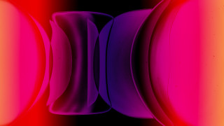 Red purple planet moon space - volumetric light free wallpaper