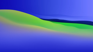 Blue green abstract horizon beach - smooth gradient free wallpaper